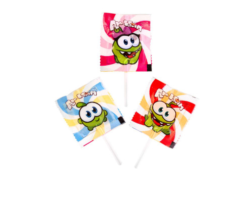 Круглая карамель на палочке Sweet pops Амням 10 г.