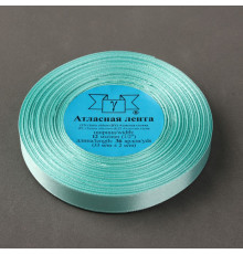 Лента атласная, 12 мм × 33 ± 2 м, цвет мятный