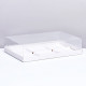 Коробка для муссовых пироженных 6 штук, 26x17x6 Белый