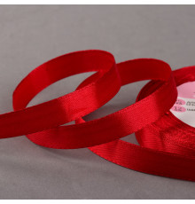 Лента атласная, 12 мм × 23 ± 1 м, цвет бордовый